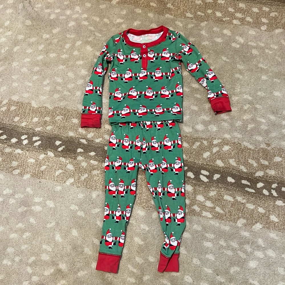 TBBC Can Can Santa Pajamas
